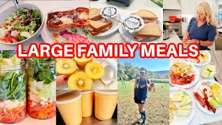 Large Family Meals of the Week, Big Meal Prepping for 10, Healthy Eating + Life Adventures!