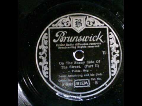 On The Sunny Side Of The Street Louis Armstrong Brunswick 1934