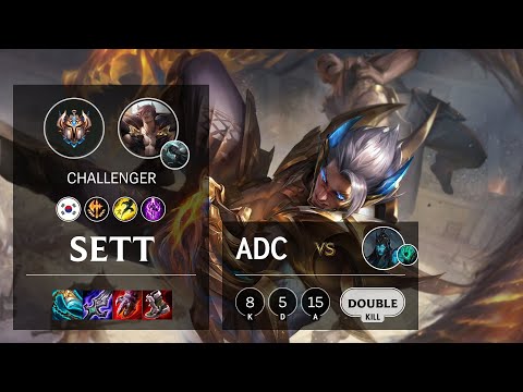 Sett ADC vs Kalista - KR Challenger Patch 11.4