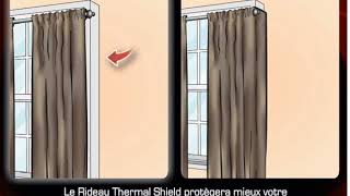 Maytex Thermal Shield Energy Saving Light Blocking Window Curtain French