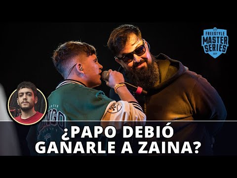 ¿PAPO DEBIÓ GANARLE A ZAINA? - FMS ARGENTINA 2022 J7