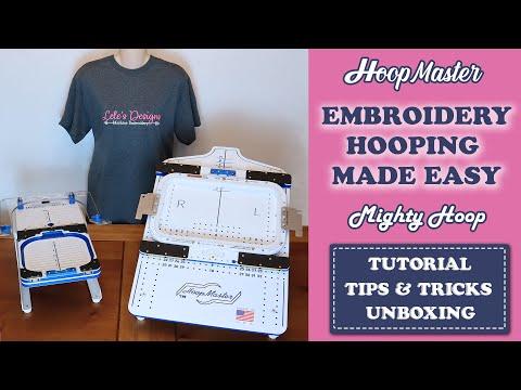 Embroidery Hooping Made Easy | HoopMaster | Mighty Hoop