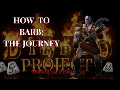 PROJECT DIABLO 2 -  BARB LEVELING - HC SSF - ACT 1 - STARTING OUT!