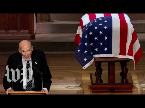 Watch Alan Simpson's full eulogy for George H. W. Bush