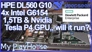 HPE DL560 G10 with 144 CPU threads, 1,5TB RAM - 1555
