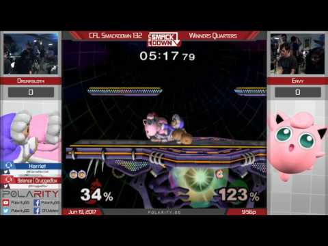 CFL Smackdown 132 Melee - Drunksloth (ICs) vs Envy (Puff) - Winners Quarters