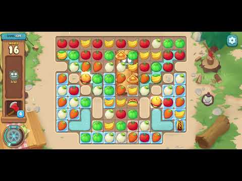 We Bare Bears Match3 Repairs Level 139 - No Boosters