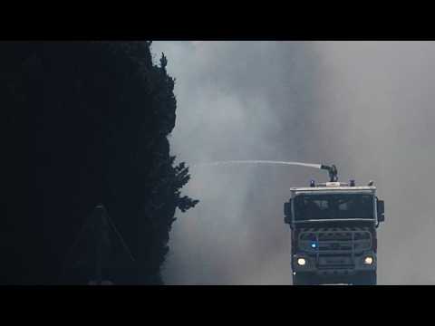 Video Thumbnail: Großbrand südlich von Paris: Wald steht in Flammen