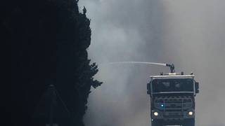 Großbrand südlich von Paris: Wald steht in Flammen