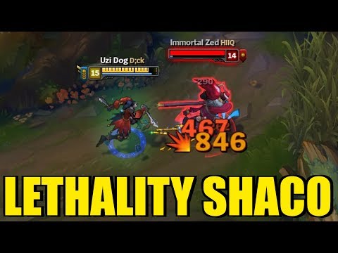 LETHALITY SHACO!! 40 ONESHOTS in 1 GAME!! [ League of Legends ]