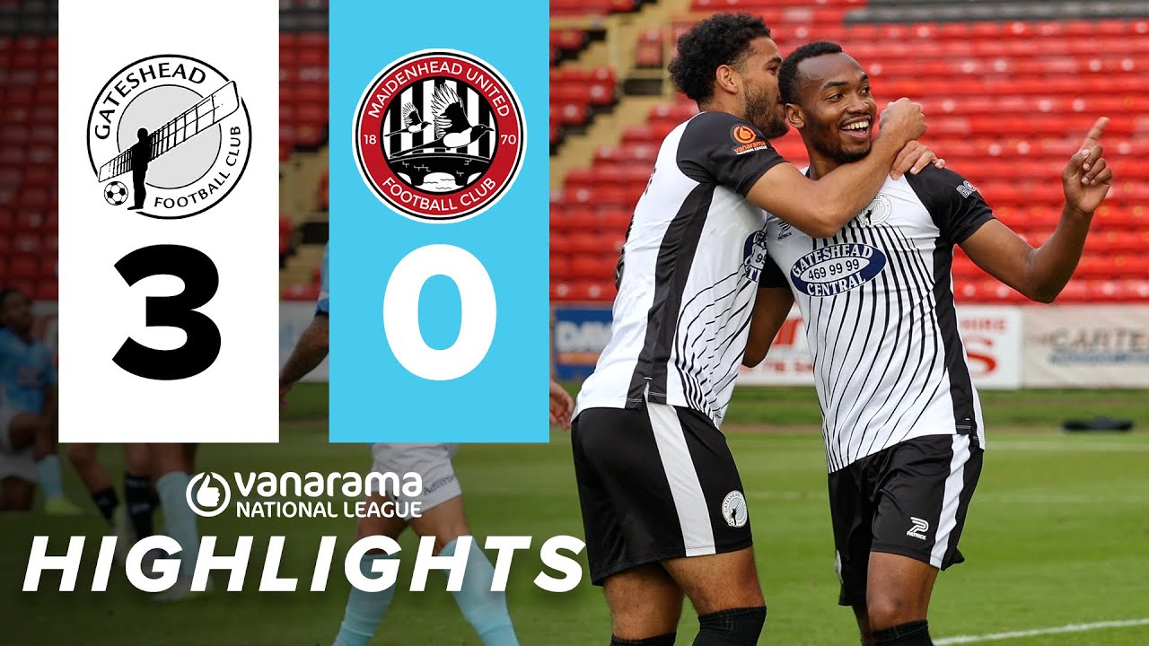 Marcus Dinanga is on FIRE as Gateshead win again! 🔥 | Gateshead 3-0 Maidenhead United | HIGHLIGHTS