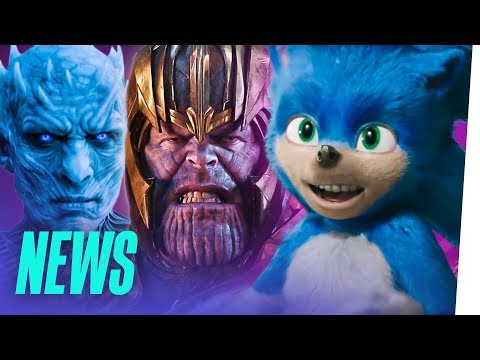 GAME OF THRONES schlägt sich selbst / AVENGERS 4: ENDGAME bricht Rekorde / SONIC wird überarbeitet