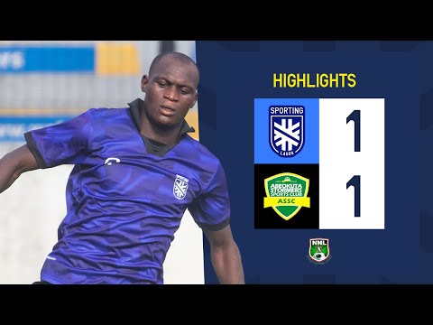 Highlights | Sporting Lagos 1 - 1 Abeoukuta Stormers | NNL MD3