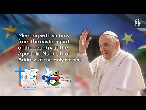 Apostolic Journey welcome Ceremony,  Republic of Congo  - Apostolic Nunciature