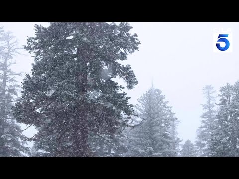 Season's first snow arrives at Mammoth Mountain