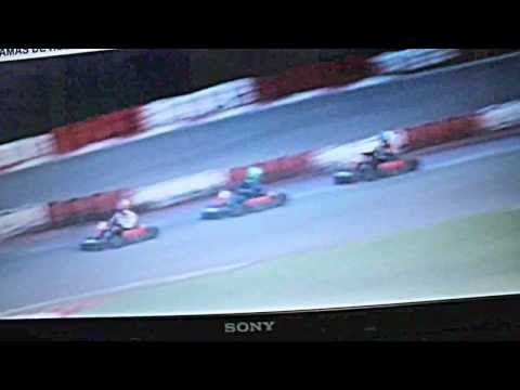Acidente - Campeonato Brasileiro de Kart Indoor 2013 - Final Master Grupo B