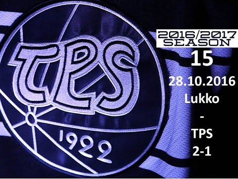 15. LUKKO - TPS 2016-2017 28.10.2016 MAALIT