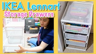 Affordable Easy to Assemble IKEA Lennart Storage Drawers | Tip to Unlock Plastic Pins | KC Mum Life