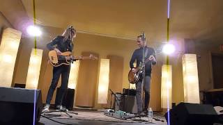 The Both (Aimee Mann/Ted Leo) singing Milwaukee at WYEP 5/5/14
