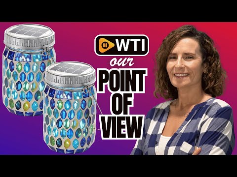 Cooo 2 Pack Mosaic Lanterns Outdoor Waterproof with 215% Larger Solar Panel - WTI product video review