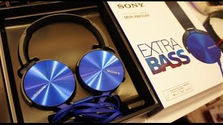 Video thumbnail for Headphones with microphone Sony MDRXB450AP EXTRA BASS Headphones REVIEW! by Tech Guy Charlie