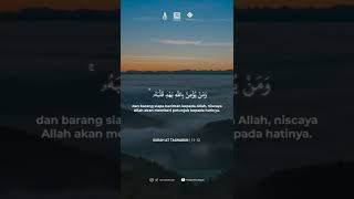 Download lagu Surah At Taghabun ayat 11-12 | Ibrohim Elhaq #shorts mp3
