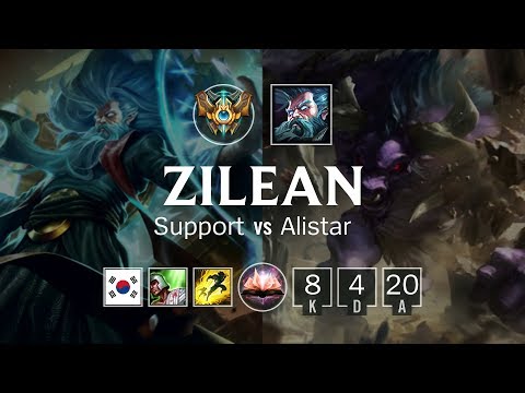 Zilean Support vs Alistar - KR Challenger Patch 8.23