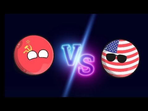 Cold War 1945-1991 | USSR vs USA | Countryballs | ABR Mapping