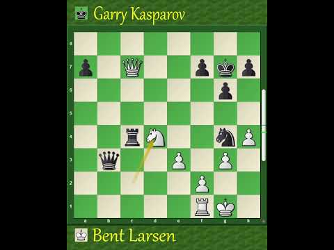 Bent Larsen vs Garry Kasparov, Niksic International 1983