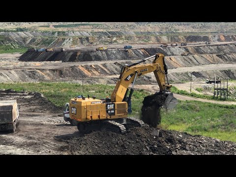 Caterpillar 6015B Excavator Loading Trucks With Two Passes - Sotiriadis Mining Works