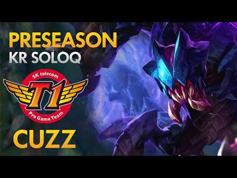 Preseason: SKT T1 Cuzz - Rek'Sai Jungle - KDA 12/3/9
