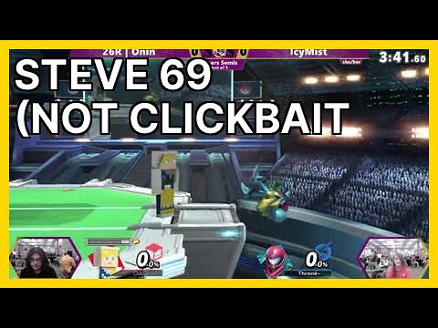 Steve 69 (not clickbait (DragonSquadesports) | Smash Ultimate Highlights