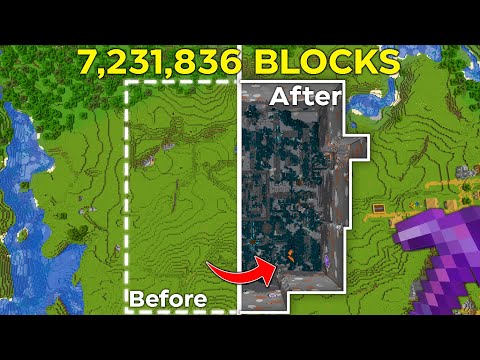 I Dug Up An ENTIRE ANCIENT CITY In Minecraft Hardcore