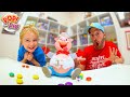 Father & Son PLAY POP THE PIG! (Burst That Belly!)
