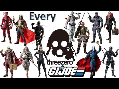 Every Threezero G.I. Joe 1/6th scale 12" Action Figure Comparison List