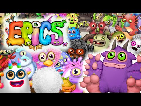 EPIC MONSTERS in Dawn of Fire - My Singing Monsters design compilation (Naturals)