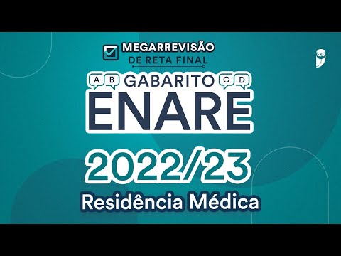 Gabarito ENARE 2022/23 - Correção de Prova Ao Vivo