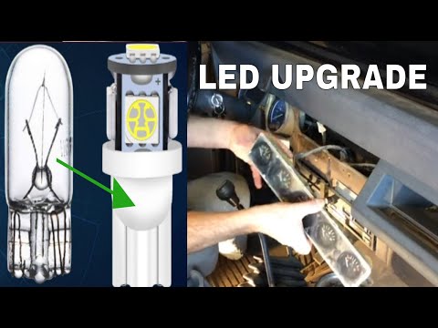 How to replace dash lights with LEDs on 1989 YJ Jeep Wrangler