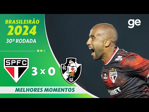Gols e lances de São Paulo x Vasco da Gama