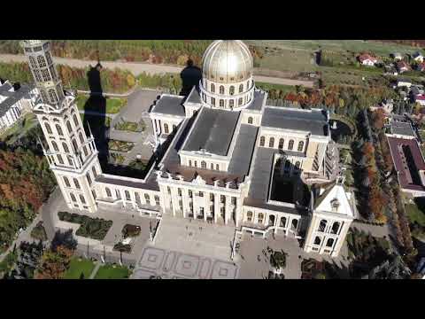 Lichen bazylika widziana z drona (14-10-2018)