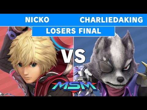 MSM 226 - Charliedaking (Wolf) Vs Demise | Nicko (Shulk) Losers Finals - Smash Ultimate