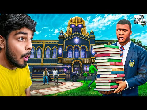 GTA 5 : FRANKLIN Going To THANOS SCHOOL 😱🔥| Gta 5 tamil | Gta tamilan
