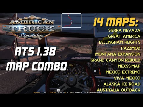 American 14 Maps Combo ATS 1.38 (incl. Great America, Bellingham, Montana, Australia) * 2 min guide