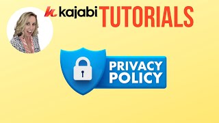 How to Add a Privacy Policy and Terms and Conditions in Kajabi