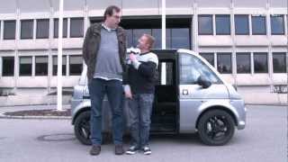 preview picture of video 'Test driving the Mia Electric car in Luxembourg!'