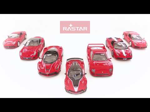 RASTAR automodelis Ferrari FXXK EVO Building Kit, 96900 video