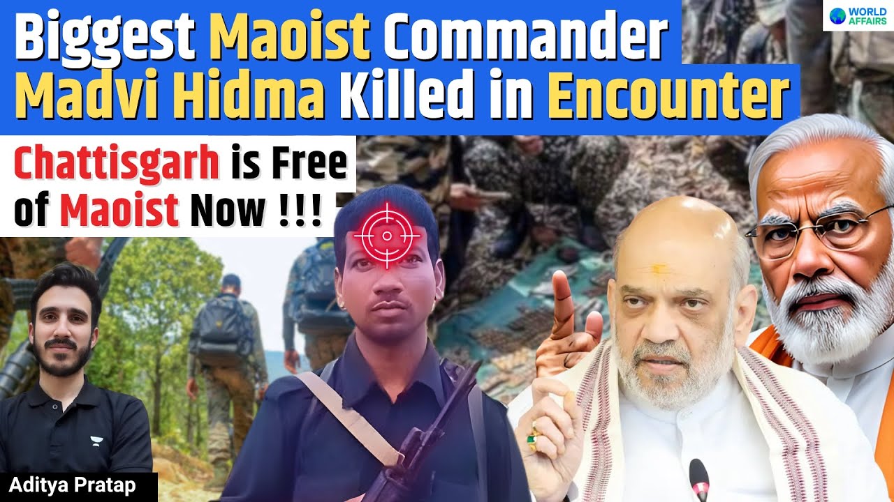 Breaking: Maoist Leader Madvi Hidma Gunned Down | Maredumilli Forest Encounter Updates
