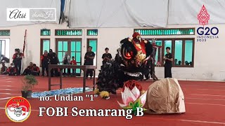 Download lagu FOBI Semarang B || Lomba Barongsai se-JATENG 2022_SELEKPROV FOBI JATENG mp3