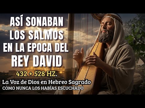 Los 7 SALMOS Más Poderosos de David En Hebreo, Música Sagrada en 432Hz y 528Hz