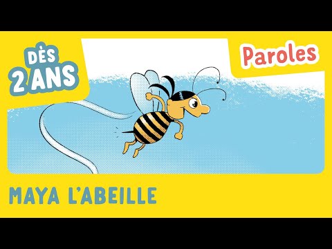Maya l'abeille - Comptines avec paroles - Mon imagier des récrés - Gallimard Jeunesse